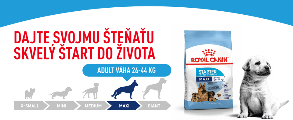 ROYAL CANIN Maxi Starter Mother Babydog 15 kg granule pre